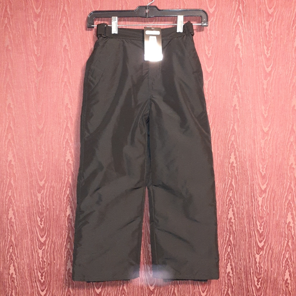 NWT THE CHILDREN PLACE BLACK INSULATED WINTER/SNOW PANTS SIZE 6
